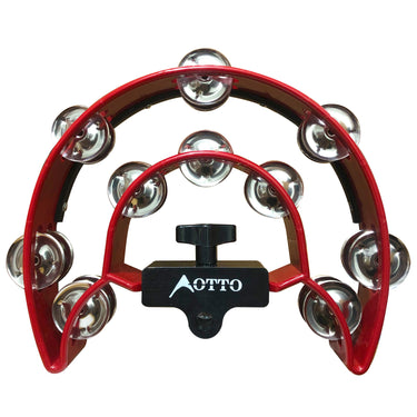 Pandero Otto Dt2 Para Bateria Media Luna De Doble Hilera